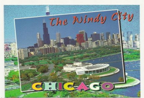 "The Windy city Chicago" postcard | Hobby Keeper Articles