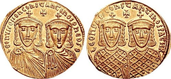 Emperors Leo IV and Constantine VI (husband and son of Empress Irene) | Hobby Keeper Articles