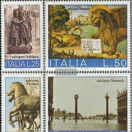 Save Venice stamp series, 1973, Italy | Hobby Keeper Articles