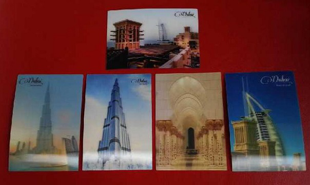 Postcards with Dubai architecture | Hobby Keeper Articles