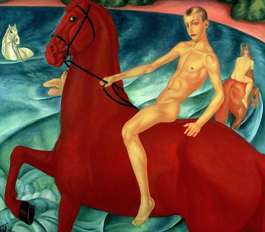 Painting "Bathing the Red Horse", 1912 | Hobby Keeper Articles