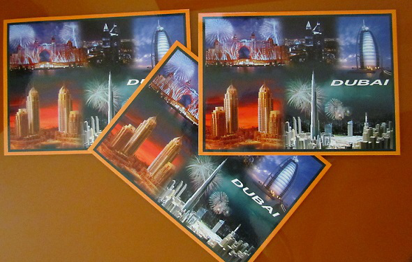 Postcards with images of Dubai hotels | Hobby Keeper Articles