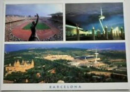 Postcard "Olympic village and Montjuic mountain", 2008 | Hobby Keeper Articles