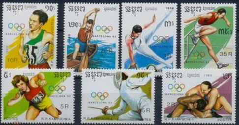 Set of stamps dedicated to the Olympic games in Barcelona, 1992 | Hobby Keeper Articles