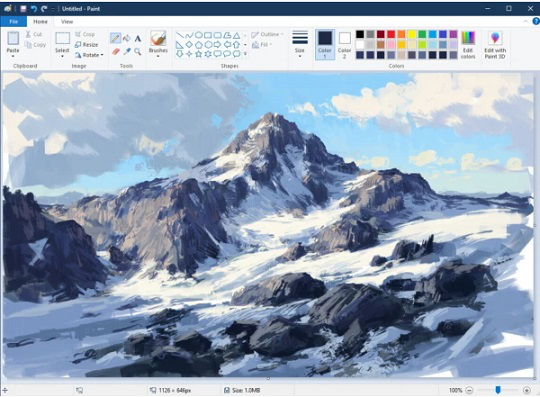 Picture drawn in Paint | Hobby Keeper Articles
