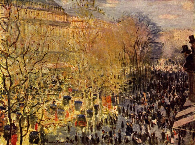Picture of Monet's "Boulevard des Capucines in Paris" | Hobby Keeper Articles
